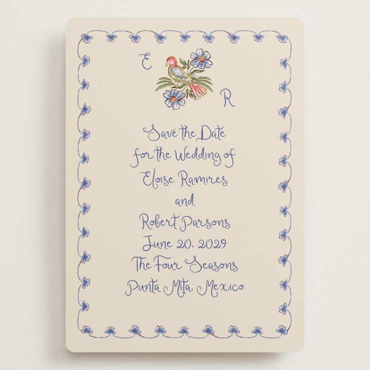"Artisan Wedding" - Save the Dates in Sea by Chris Griffith - Front