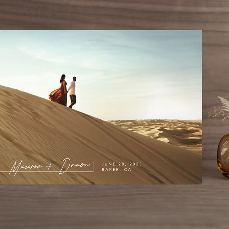 "Signature Look" - Save the Dates in Cloud by Liz Conley - Front