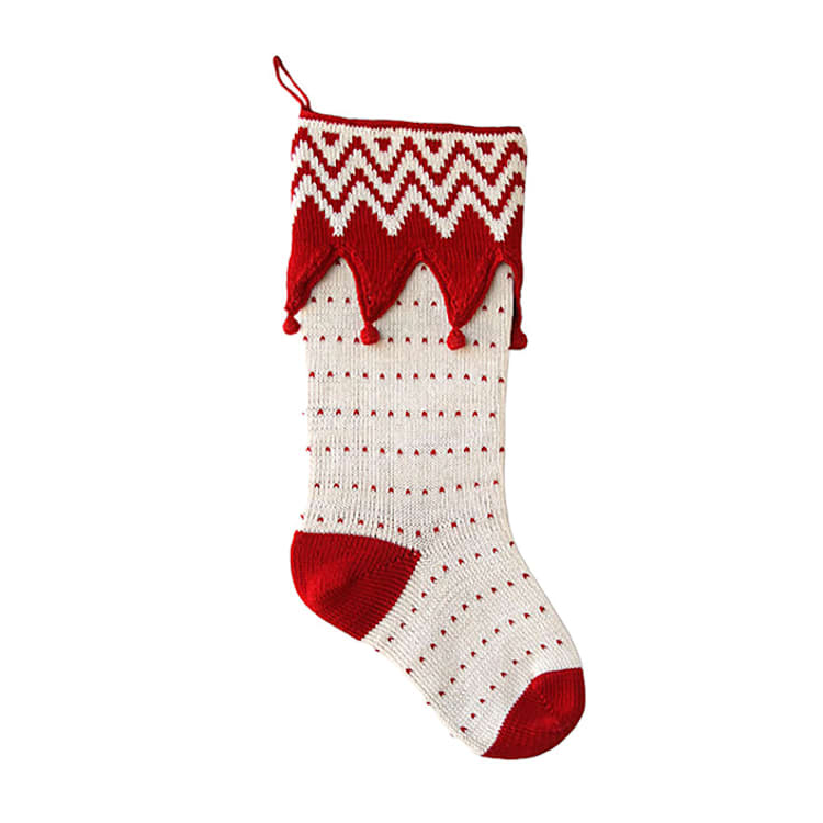 "Elf Cuff Stocking" - Stockings in natural by Melange Collection