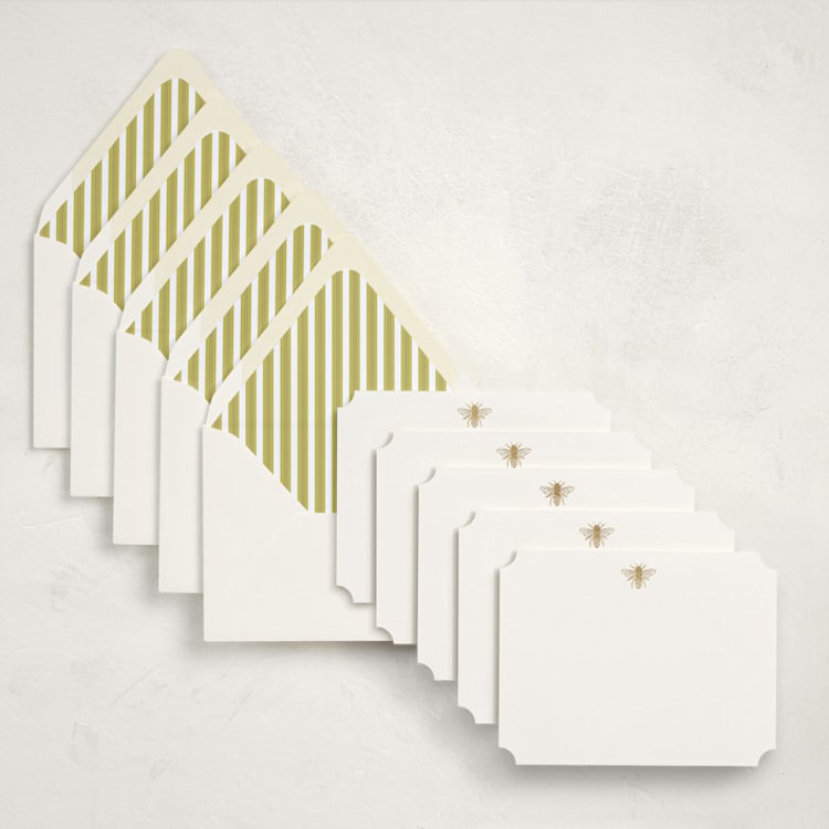 "Golden Hum" - Stationery Set in Honey by Heather Schertzer