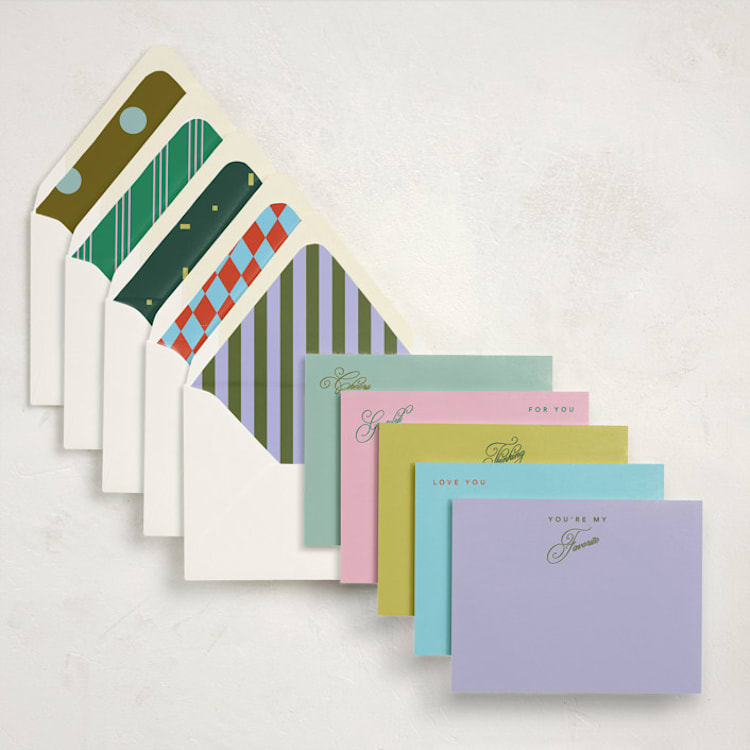 "All About You" - Stationery Set in Multi by Kelly Watkins