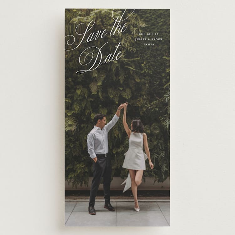 "Enamored" - Save the Dates in Pearl by Pixel and Hank - Front
