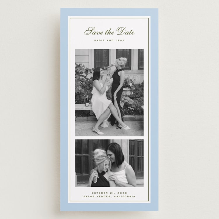 "Sage" - Save the Dates in Sky by Wildfield Paper Co - Front