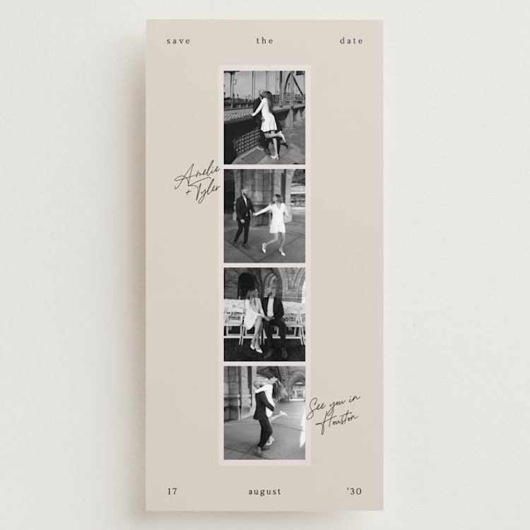 "Moments" - Save the Dates in Pebble by Elly - Front