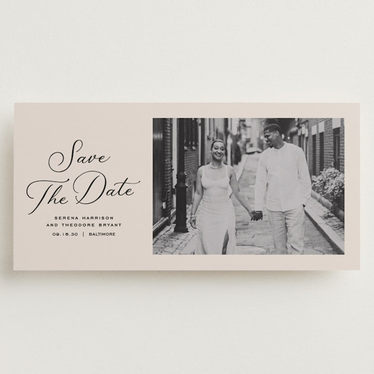 "Dance" - Save the Dates in Vanilla by Lea Delaveris - Front