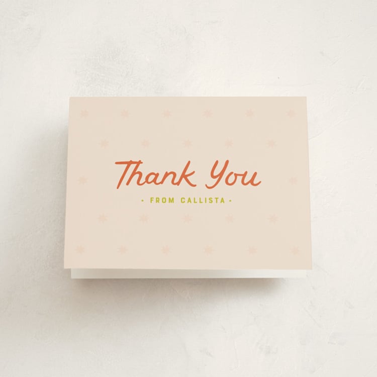 "License Plate" - Sweet Sixteen Party Thank You Cards in Citrus by taylorVdesign - Front