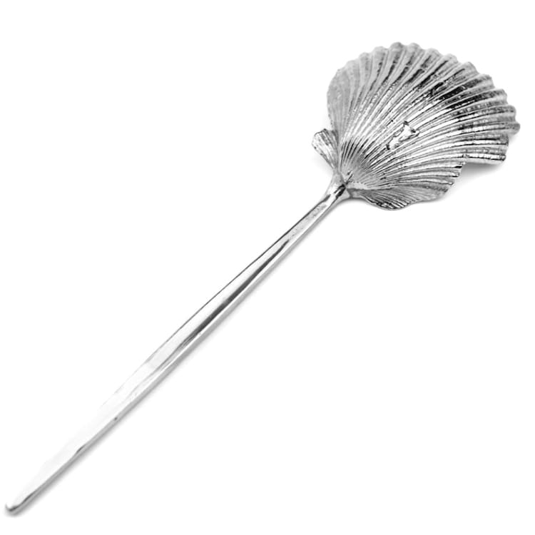 "Shell Serving Spoon" - Serving Utensils in silver by Shelton Metal