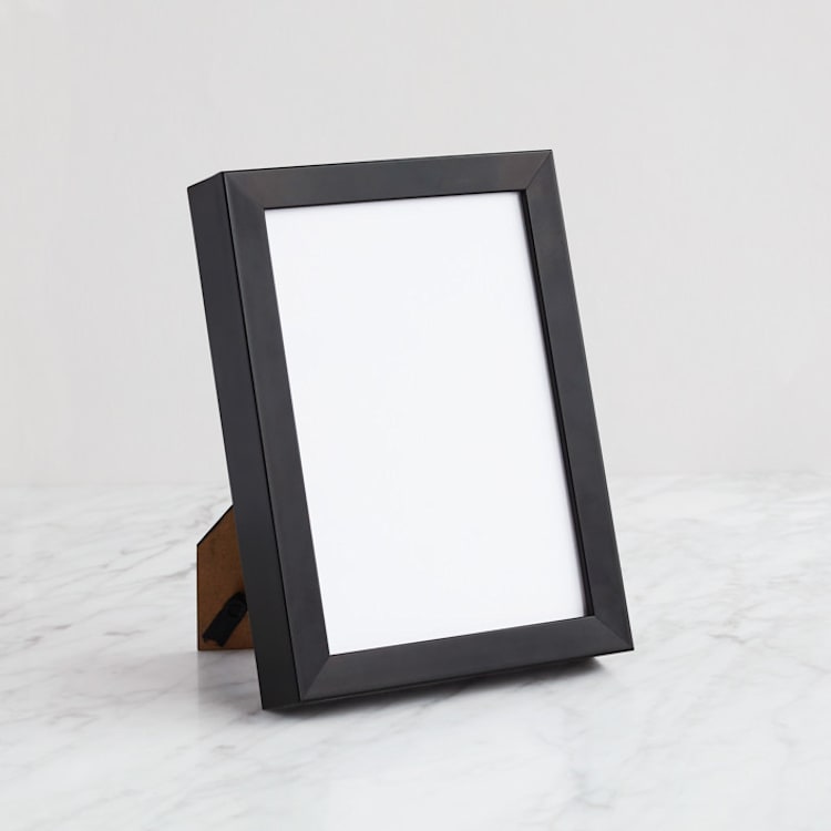 "Black 5x7 Frame" - Standing Frame in black by Minted - Front