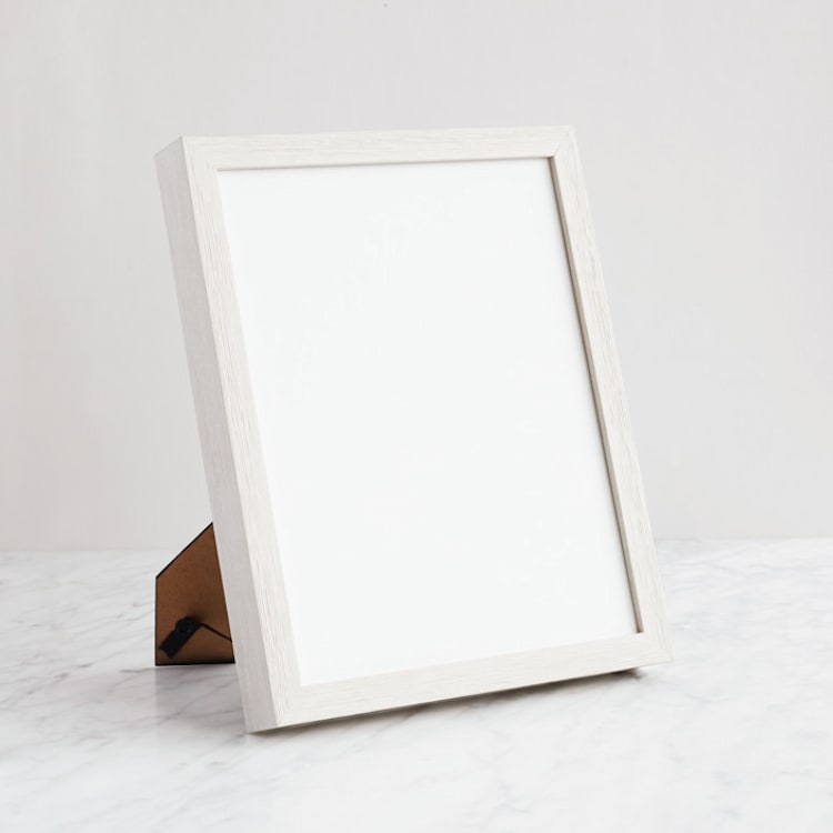 "Maple 8x10" - Standing Frame in pale maple by Minted - Front