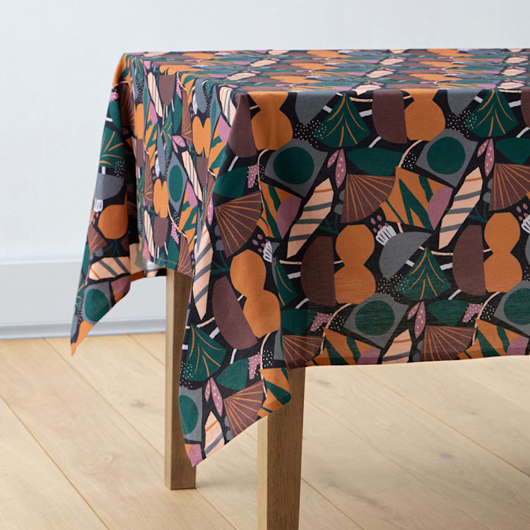 "Paper Flower" - Tablecloth in Forest by Chi Hey Lee - Tablecloth
