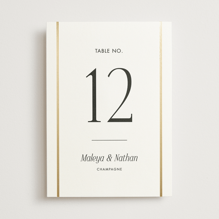 "Magazine" - Table Numbers in Lace by Kaydi Bishop - Front