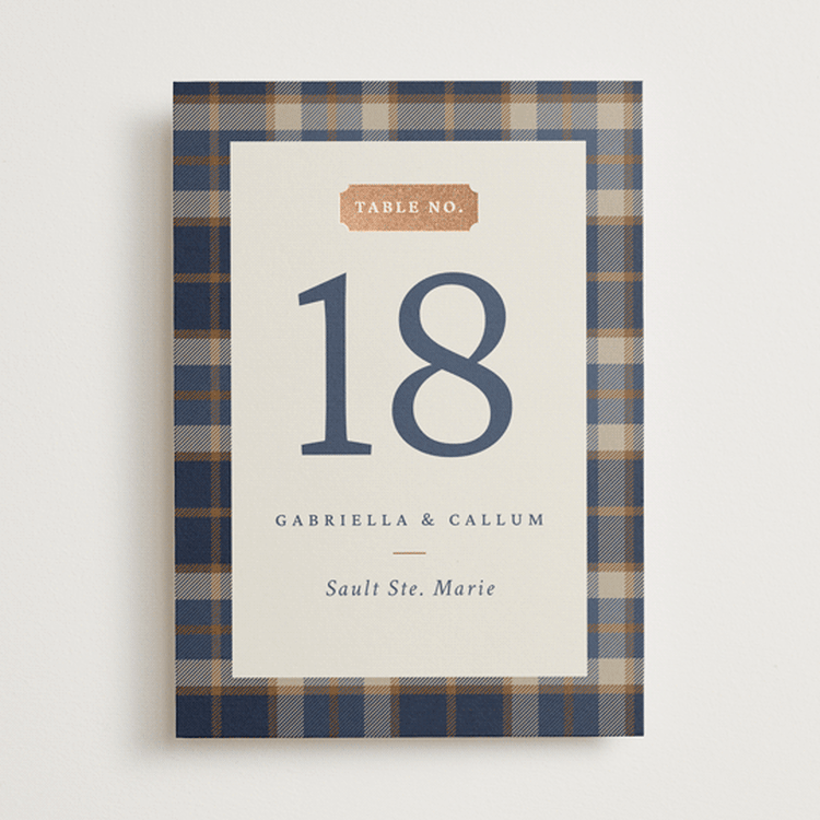 "Equestrian" - Table Numbers in Midnight by Sam Dubeau - Front
