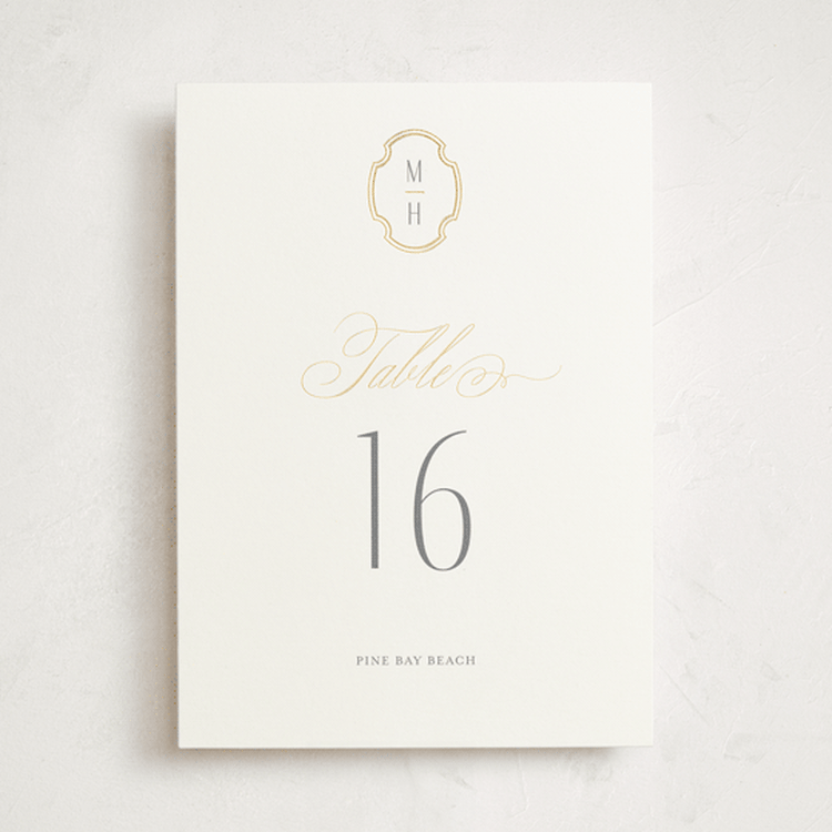 "Monatuk" - Table Numbers in Fog by Ashlee Townsend - Front