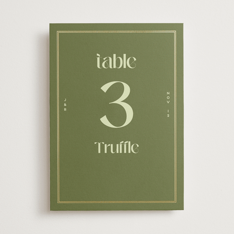 "News!" - Table Numbers in Kiwi by Claudia Orengo - Front