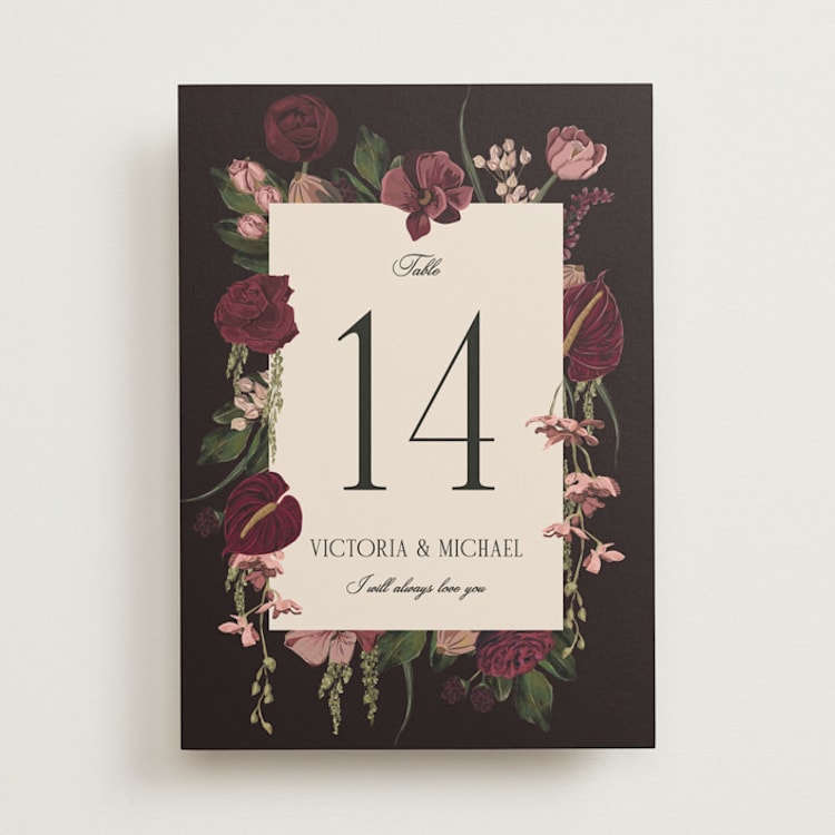 "Romantics" - Table Numbers in Merlota by Susan Moyal - Front