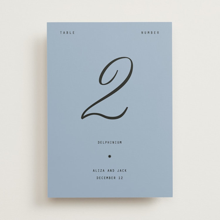 "Cheers" - Table Numbers in Sky by Blustery August - Front