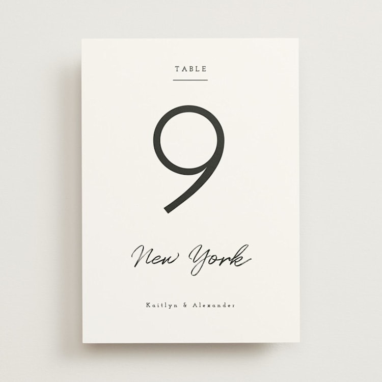 "Photograph Scribble" - Table Numbers in Cloud by Adelyn T. - Front