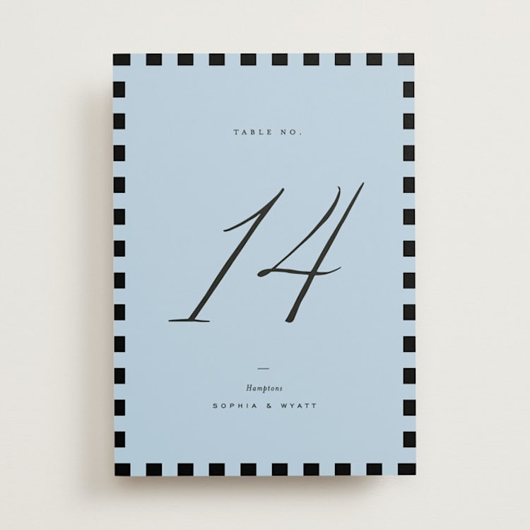 "Tarte Tatin" - Table Numbers in Sky by Blustery August - Front