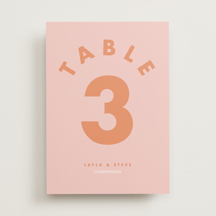 "Bubblegum" - Table Numbers in Candy by Catherine Culvenor - Front