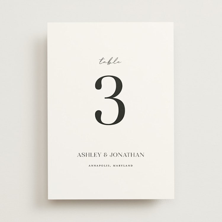 "Have and Hold" - Table Numbers in Porcelain by Eric Clegg - Front