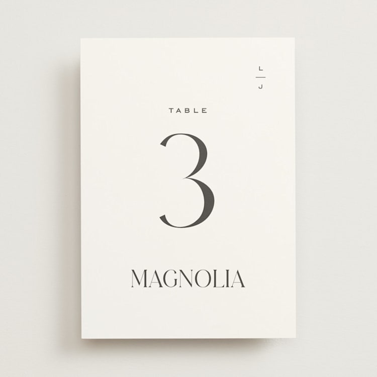 "Clarity" - Table Numbers in Diamond by Heather Cairl - Front