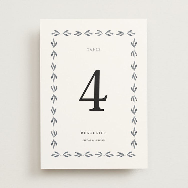 "Americana" - Table Numbers in Sea by leslie hamer - Front
