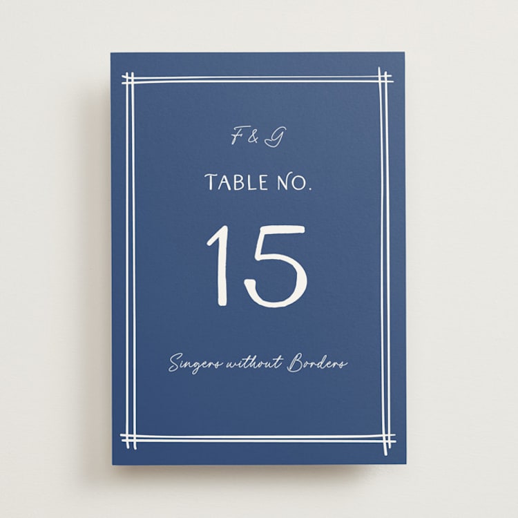 "strazzate" - Table Numbers in Santorini by chocomocacino - Front