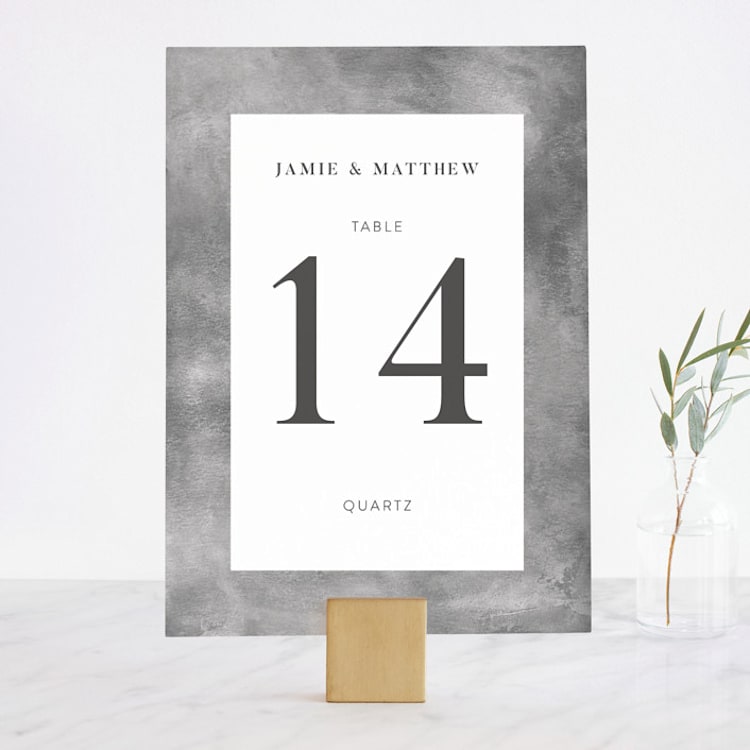 "set in stone" - Table Numbers in Granite by raven erebus - Front