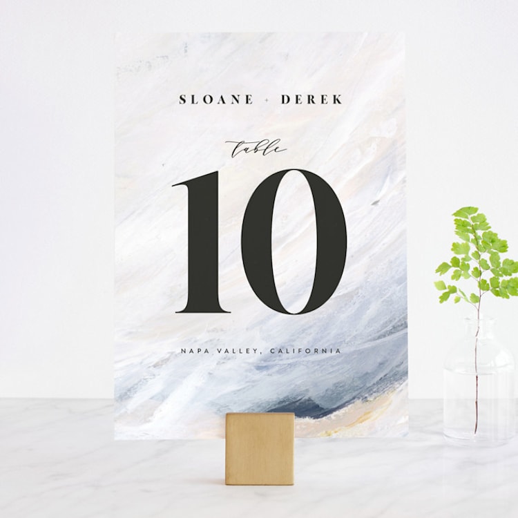 "wishful" - Table Numbers in Tide by Kate Ahn - Front