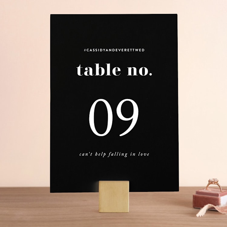 "Key Ingredients" - Table Numbers in Cotton by Christie Garcia - Front