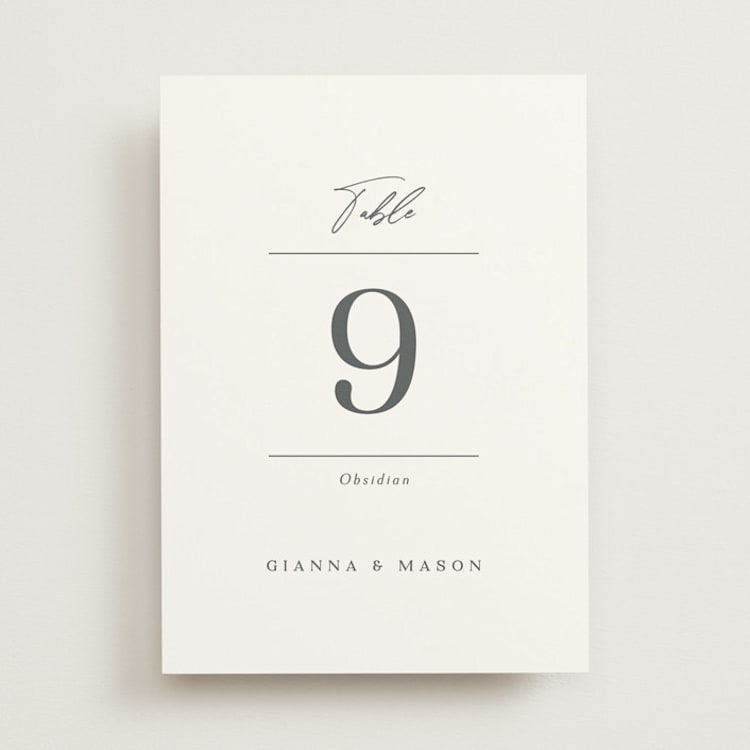 "Sector" - Table Numbers in Snow by Kaydi Bishop - Front