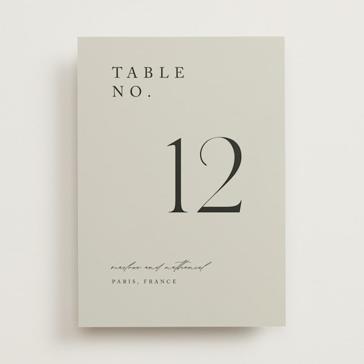 "Astoria" - Table Numbers in Spring by Kelly Schmidt - Front