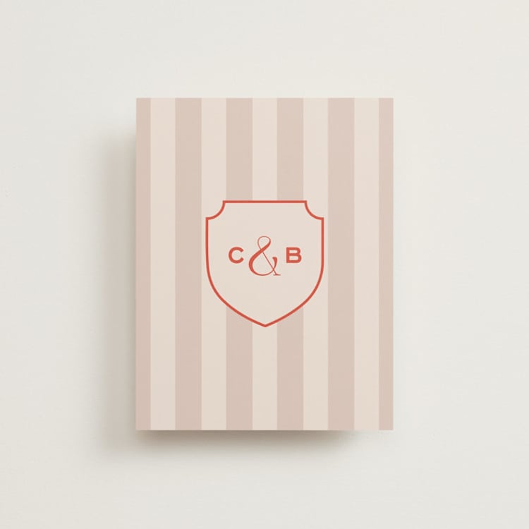 "Racquet" - Flat Wedding Thank You Cards in Verona Sunset by Megan Davis - Front