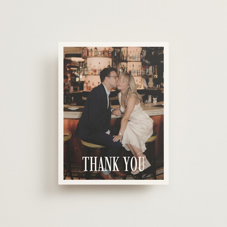 "kroštule" - Flat Wedding Thank You Cards in Milan by chocomocacino - Front