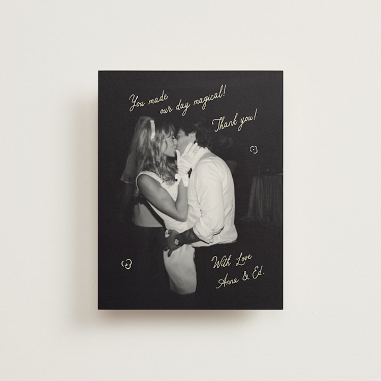"Love Rests in a Garden" - Flat Wedding Thank You Cards in Oat by Helena Vitto - Front