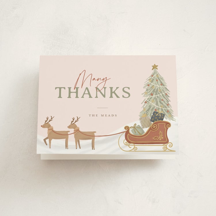 "My Favorite Things" - Party Thank You Cards in Gumdrop by Joanna Griffin - Front