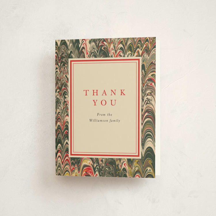 "Book" - Party Thank You Cards in Festive by Studio Suku - Front