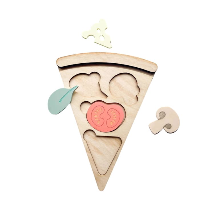 "Pizza Puzzle" - Toys in multicolorassorted-colors by Haven Print Co.