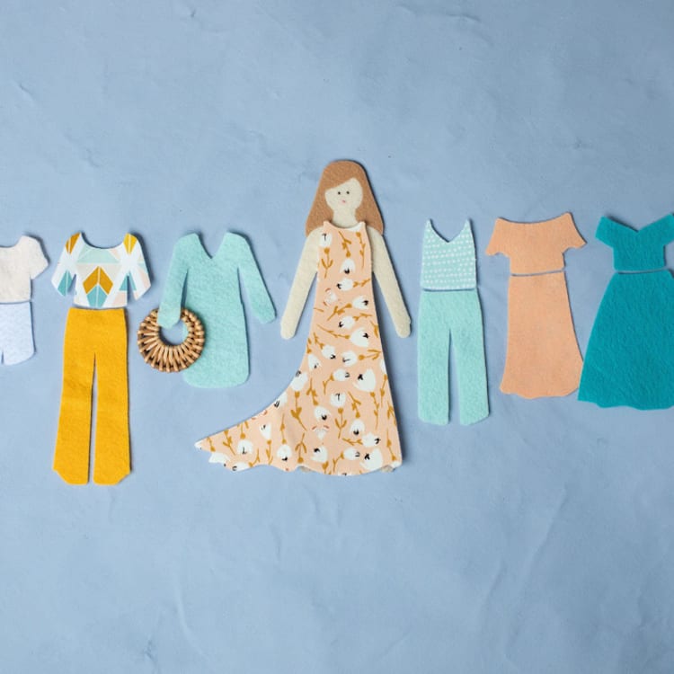"Felt Doll Deluxe Set - Honey" - Toys in multicolor by Lowercase Toys