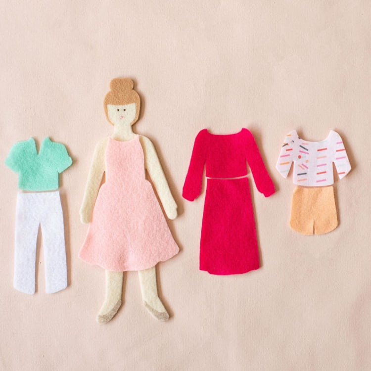 "Felt Doll Starter Set - Honey" - Toys in multicolor by Lowercase Toys