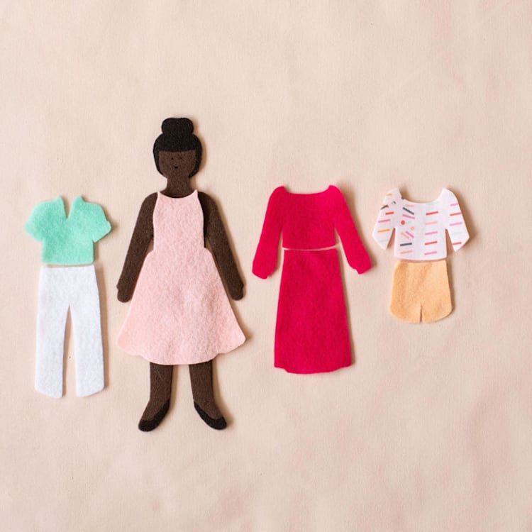"Felt Doll Starter Set - Cocoa" - Toys in multicolor by Lowercase Toys