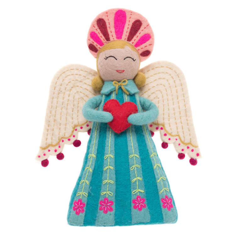 "Celestial Tree Topper - Carol" - Tree Toppers in blue by French Knot