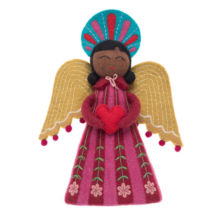 "Celestial Tree Topper - Gloria" - Tree Toppers in purple by French Knot