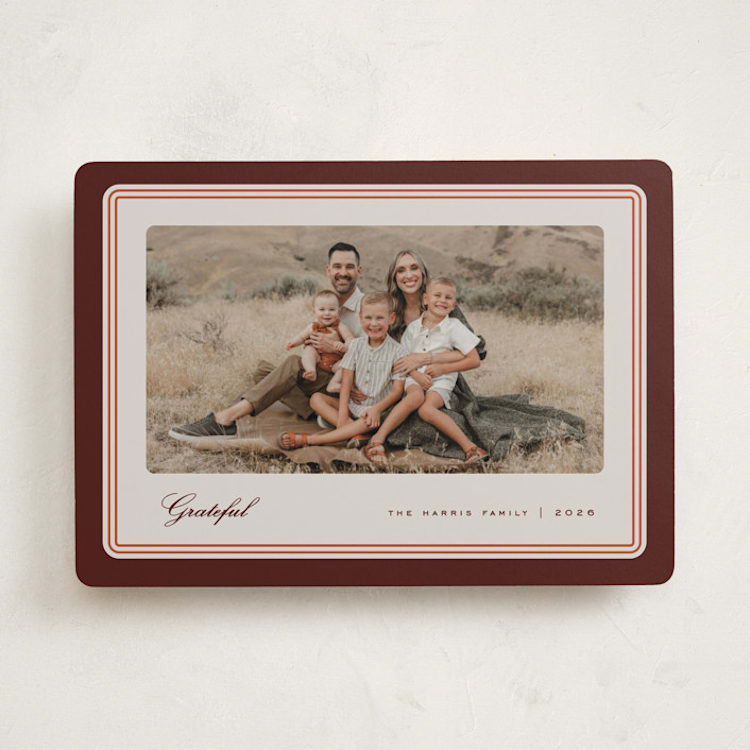 "Wheaton" - Thanksgiving Cards in Pumpkin by Erin L. Wilson - Front
