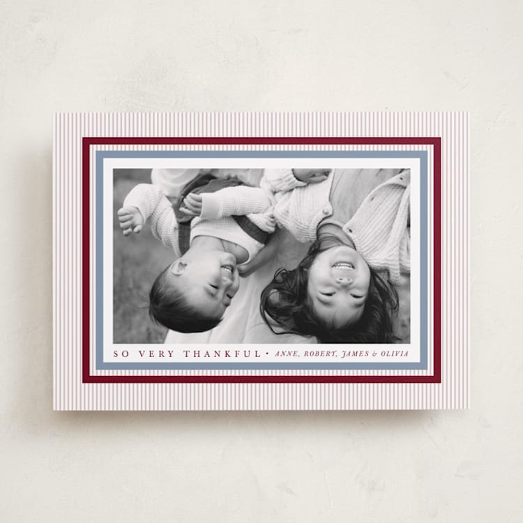 "Overflowing" - Thanksgiving Cards in Fig by Alston Foster - Front