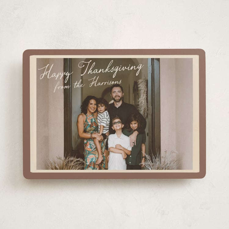 "Vintage photo card" - Thanksgiving Cards in Spice by Maja Cunningham - Front