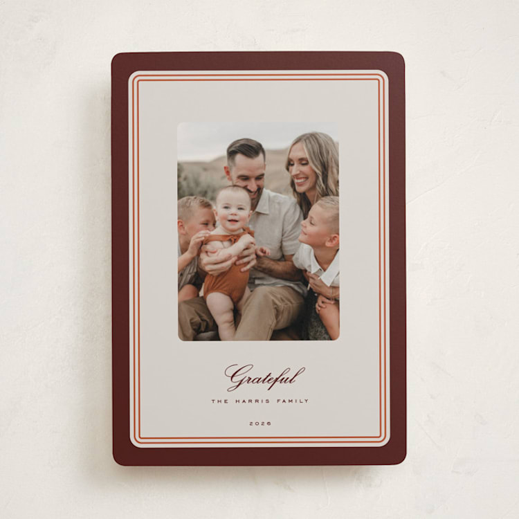 "Wheaton" - Thanksgiving Cards in Pumpkin by Erin L. Wilson - Front