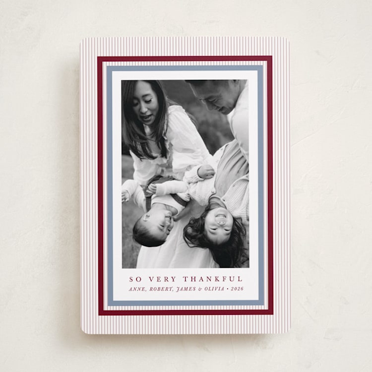 "Overflowing" - Thanksgiving Cards in Fig by Alston Foster - Front