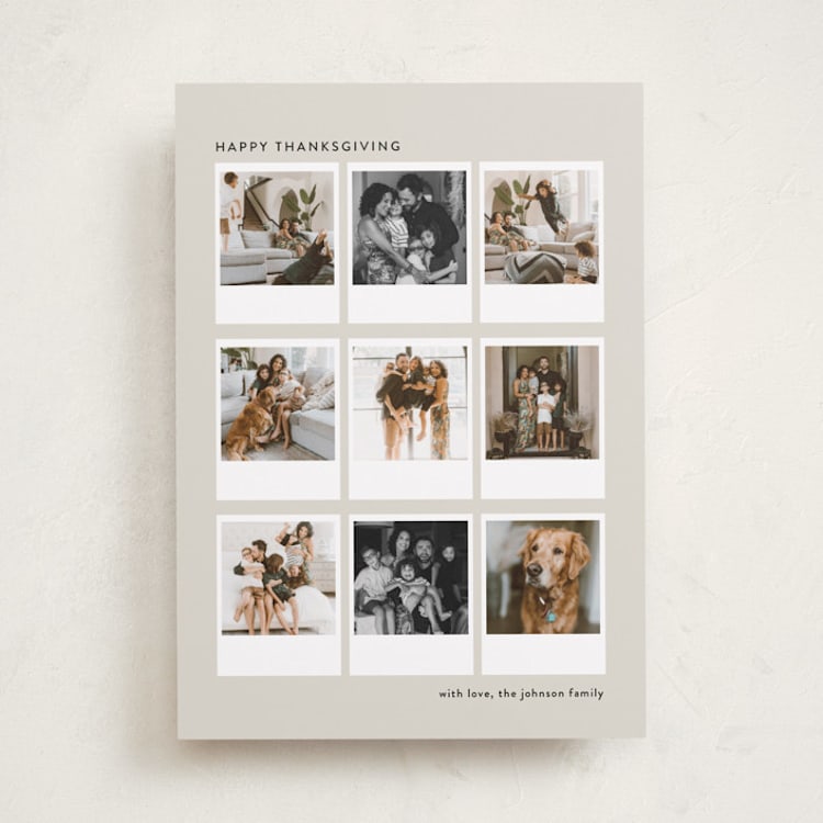 "Snapshot Stories" - Thanksgiving Cards in Pudding by Lucrecia Caporale - Front