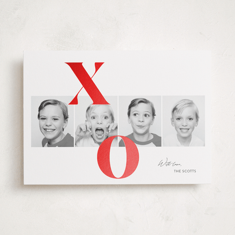 "Over and Under" - Valentine's Day Cards in Paper by Christie Garcia - Front